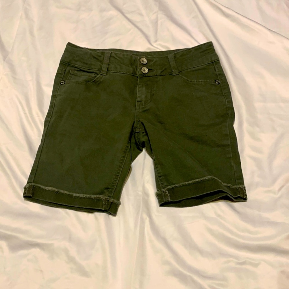 Girls Green Short Shorts | 12 | Imperial Star Girls